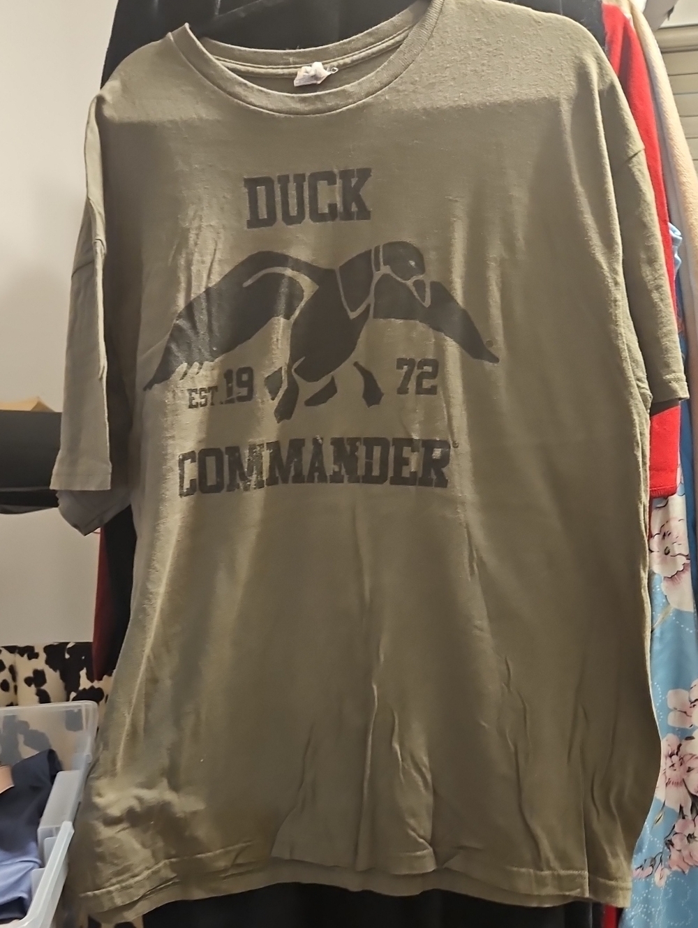Delta Olive Duck Commander Graphic Short Sleeve Tee